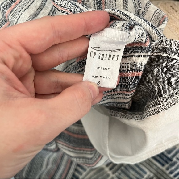 CP Shades Oversized Tunic Top 100% Linen - Picture 10 of 10